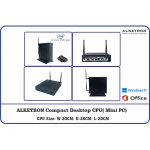 ALKETRON Office Mate - i3 8th Gen Mini PC(Basic Ed..