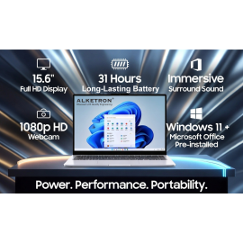 ALKETRON - 15.6" AMD Professional Laptop (512GB + 8GB RAM Standard Plus Edition)