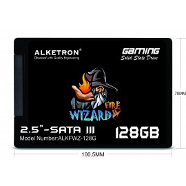 ALKETRON - Fire Wizard 128GB Gaming SSD-2.5 Inch