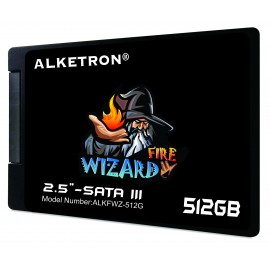 ALKETRON - Fire Wizard 512GB Gaming SSD-2.5 Inch