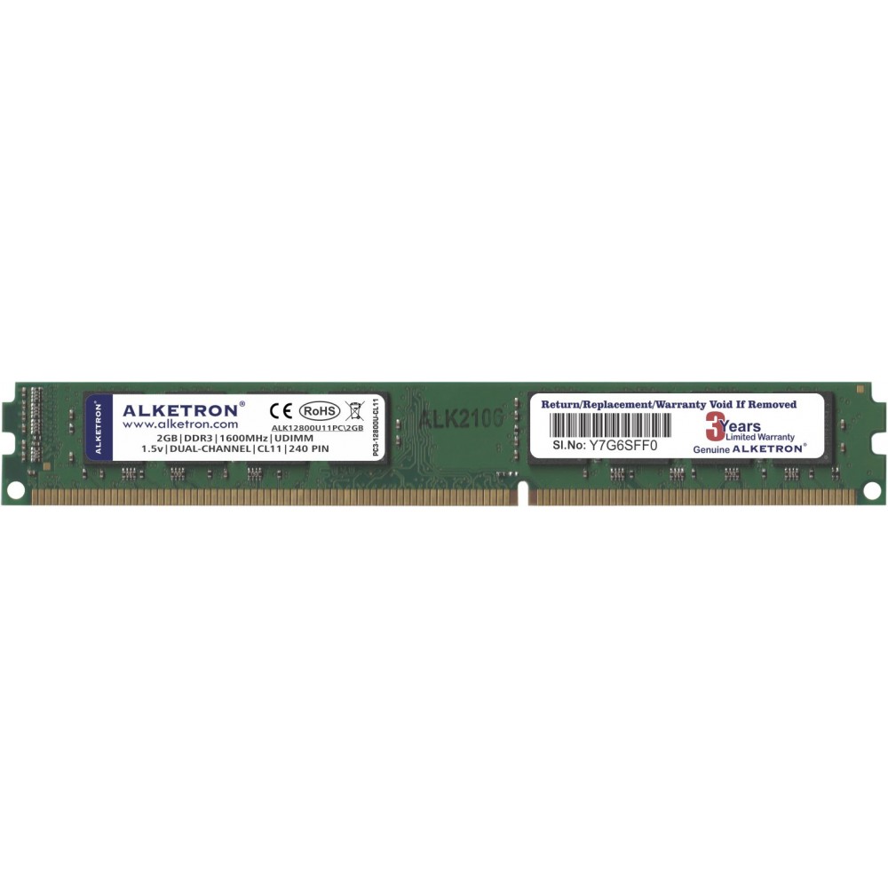 ALKETRON-2GB-DDR3-1600MHz Desktop RAM