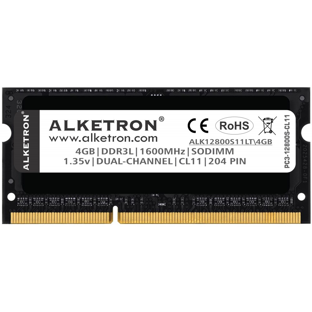 ALKETRON-4GB-DDR3L-1600MHz Laptop RAM-Black Unicorn Series