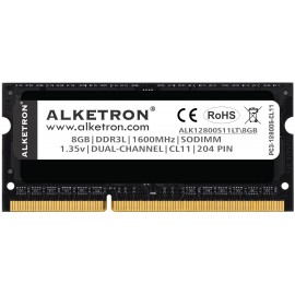 ALKETRON-8GB-DDR3L-1600MHz Laptop RAM-Black Unicorn Series