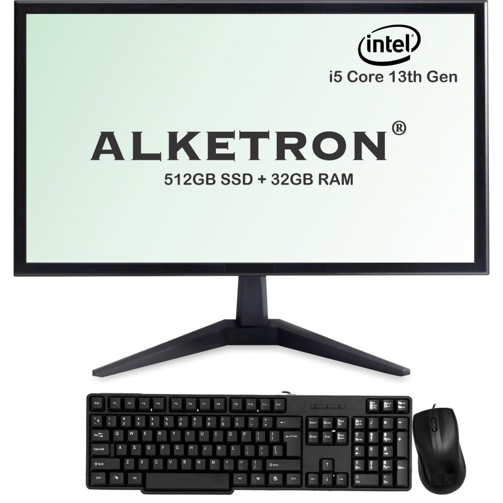  Intel i5 Core 13th Gen - Desktop Mini PC All-In-One Set (Standard Edition)