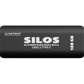 ALKETRON Silos - 128GB External SSD 600 MBPS Max speed  - NGFF type