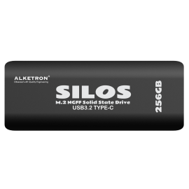 ALKETRON Silos - 256GB External SSD 600 MBPS Max speed  - NGFF type