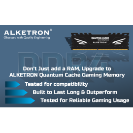 16GB DDR4 RAM Desktop - ALKETRON Quantum Cache Gaming Series