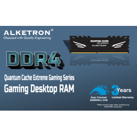 16GB DDR4 RAM Desktop - ALKETRON Quantum Cache Gaming Series